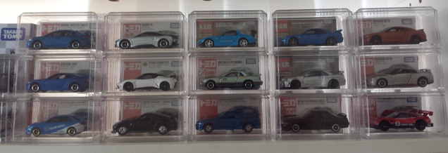 Illustration for article titled A display case for Tomica, Matchbox, Tarmac Works, and others